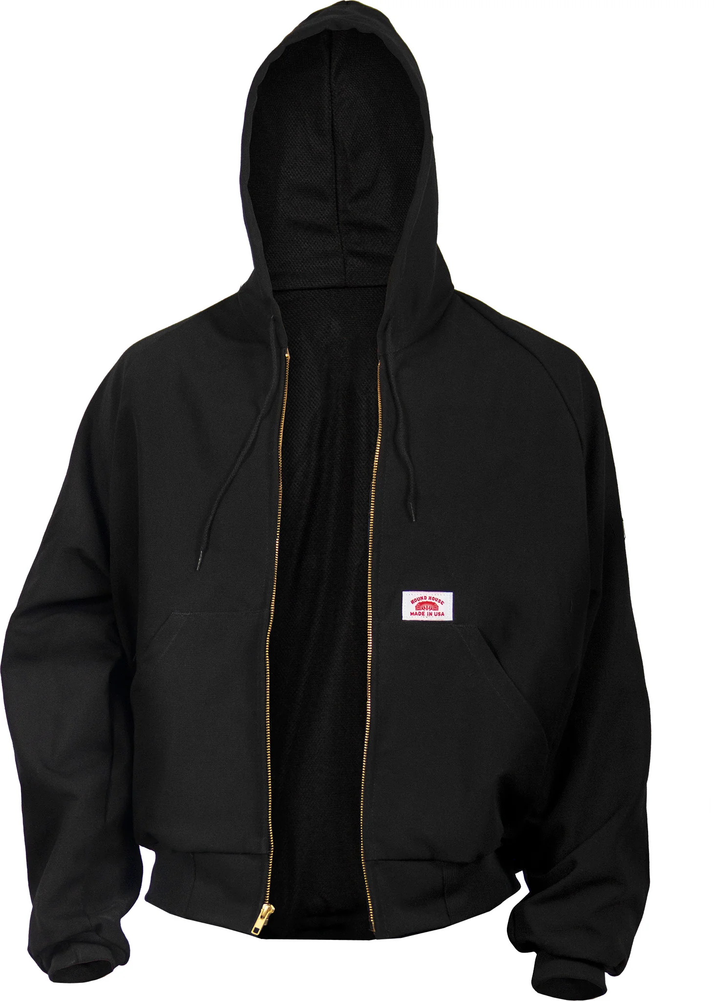 NO LONGER MADE #1806 American Made Jacket Black Duck Hooded 12 oz. Jacket Made in USA - Image 3