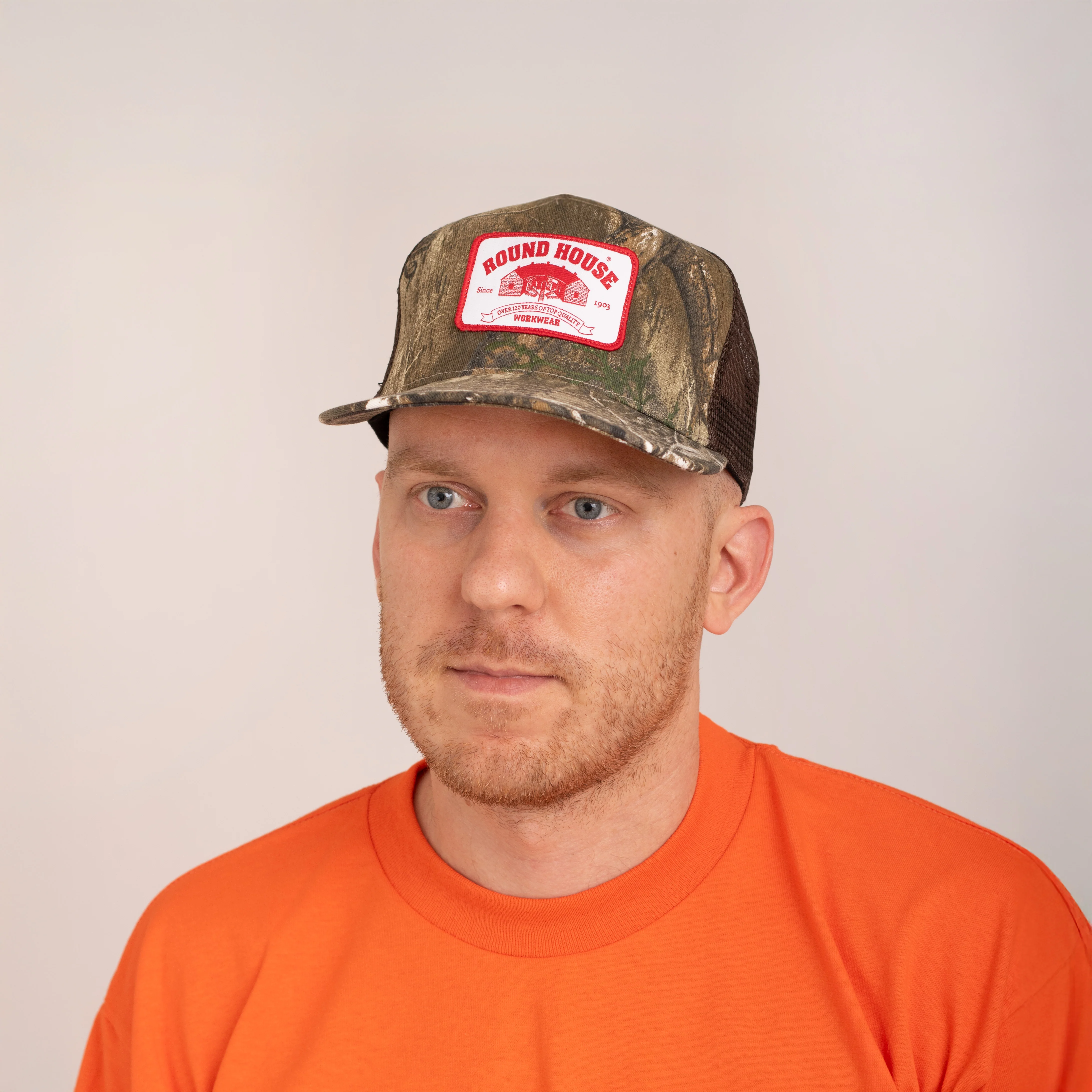 #640 Made in USA Pro Patch Logo Mesh-Back Trucker Cap - Image 4