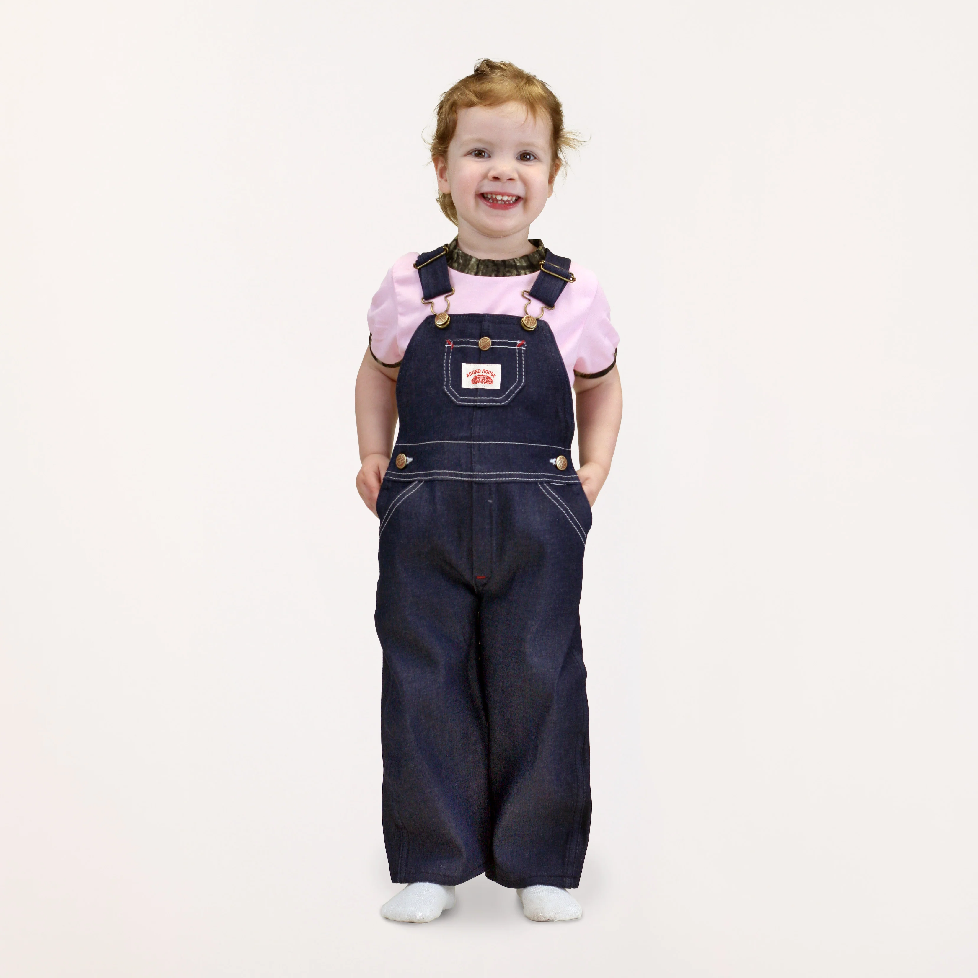 #7 Kids Premium Blue Denim Bib Overall - Image 3