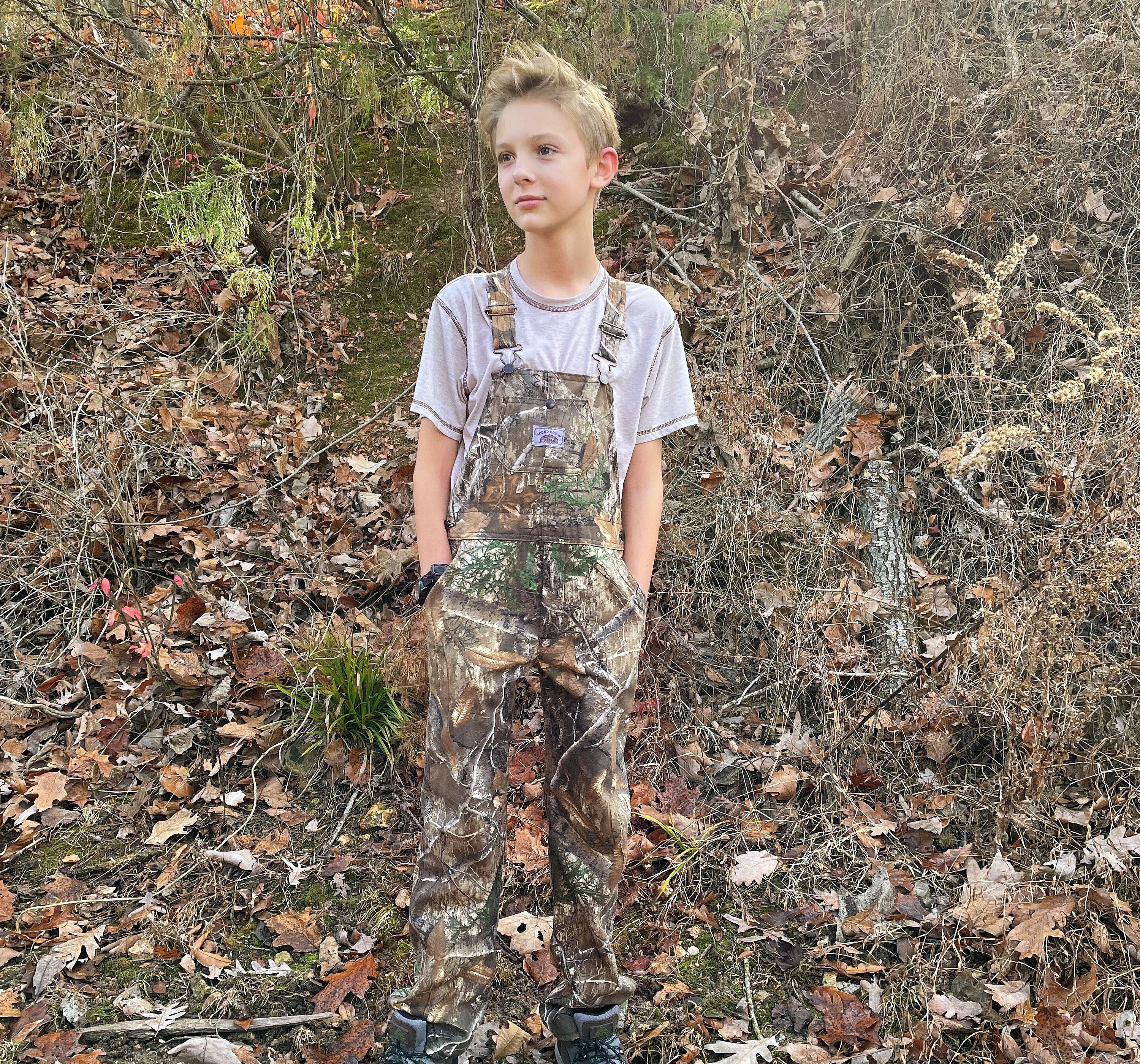 #951 Made in USA Boys Realtree Camo Bib Overall - Image 3