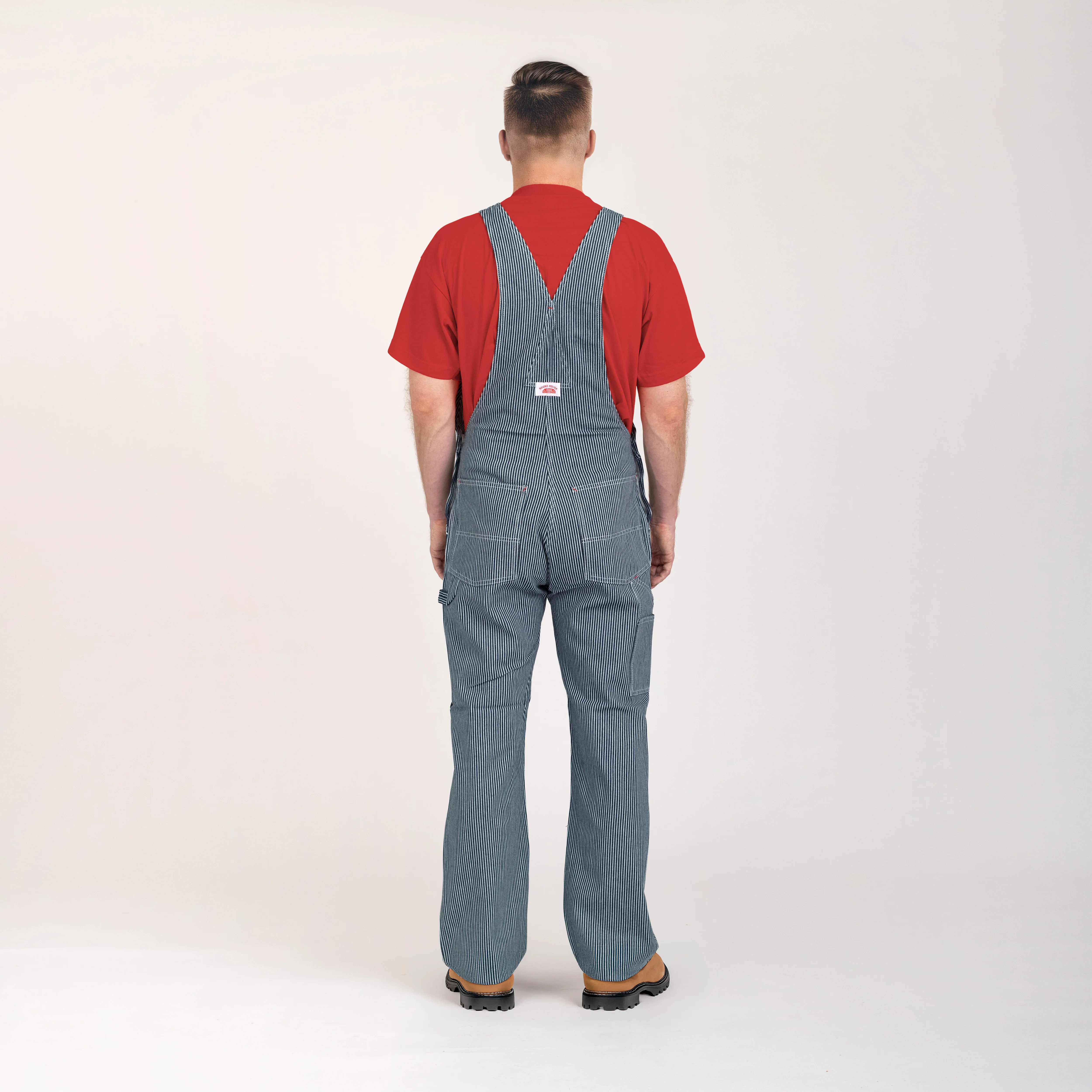 IRREGULAR #45 American Made Stripe Bib Overalls SECOND, NO RETURNS - Image 3